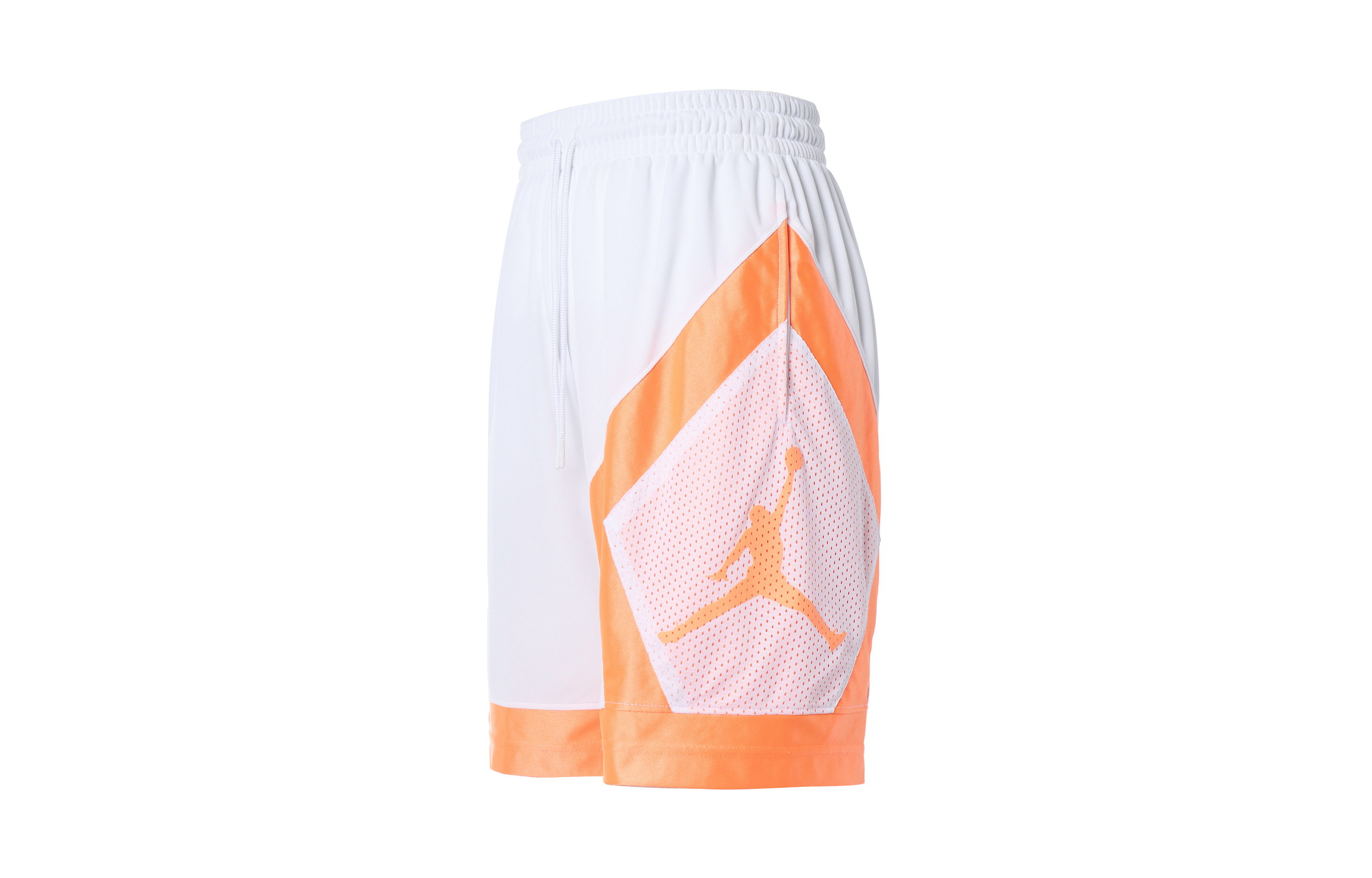 Jordan Jumpman Diamond Mesh Panel Basketball Shorts Mens White AV3207-102
