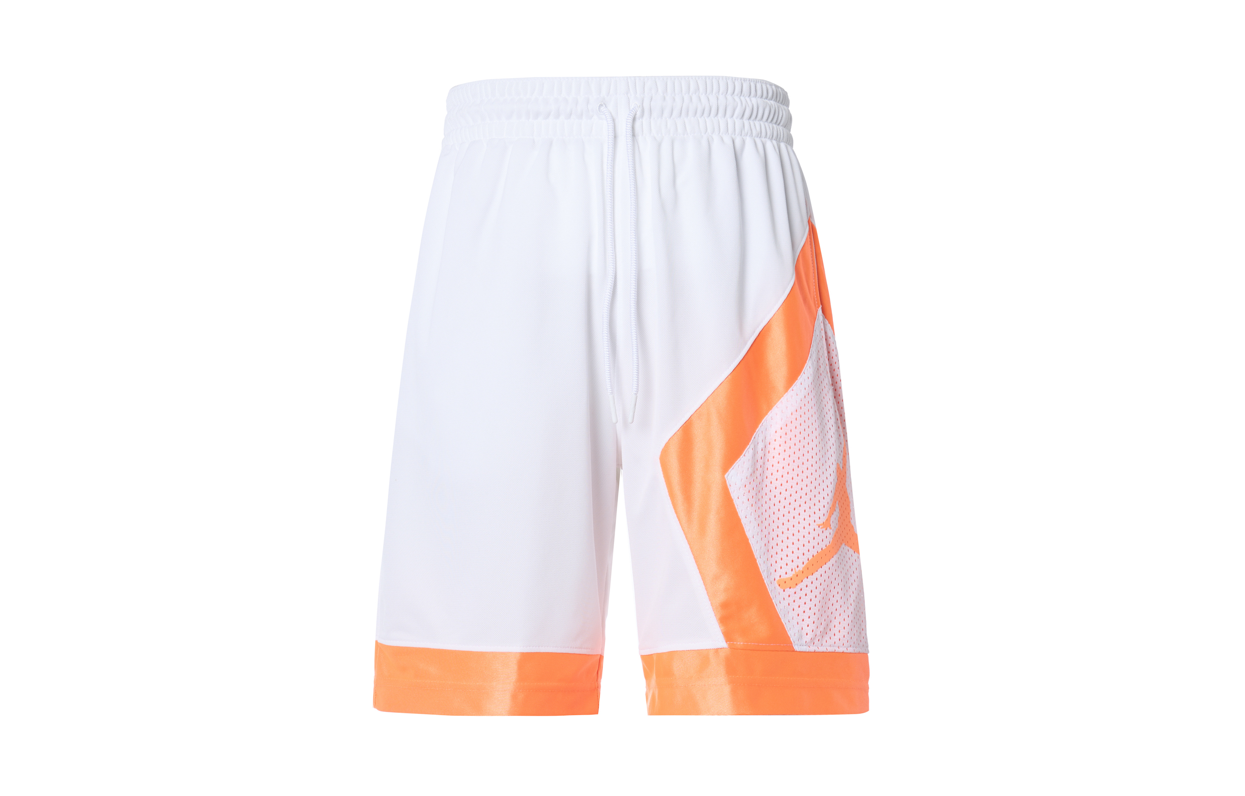 Lookbook Jordan Jumpman Diamond Seluar Pendek Bola Keranjang Lelaki Putih Mesh Panel AV3207-102