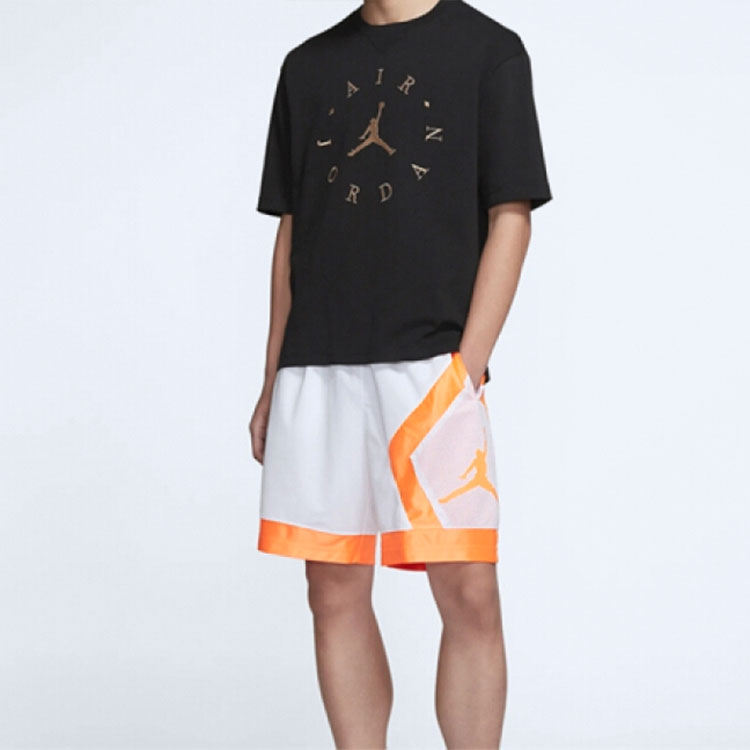 Purchase Jordan Jumpman Diamond Seluar Pendek Bola Keranjang Lelaki Putih Mesh Panel AV3207-102