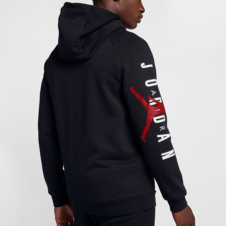 Jordan Jumpman Fleece Hoodie Zip-Up Jacket Black AH6241-011 圖 6