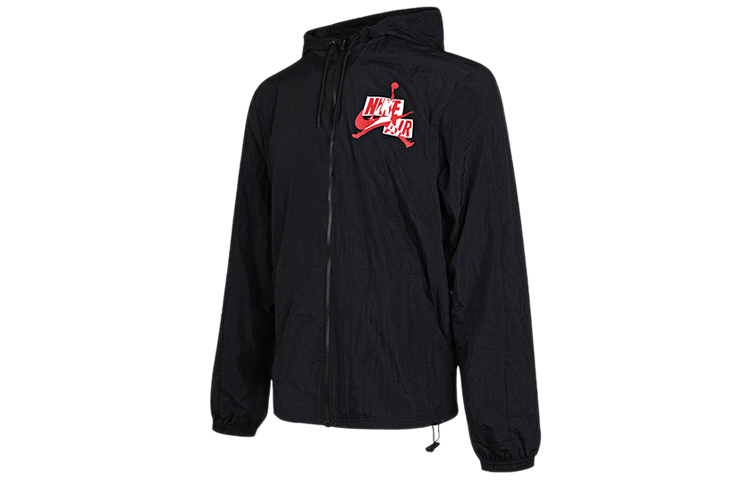Shop Jordan Jumpman Full-Zip Windbreaker Jaket Hitam CN3824-010