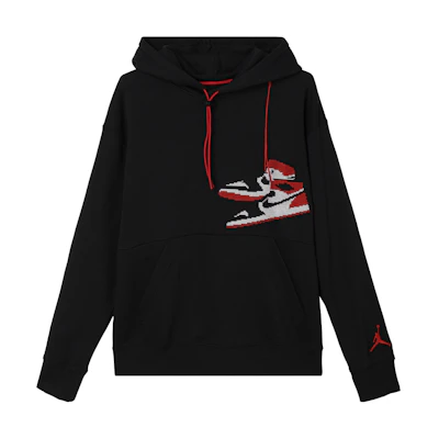 Jordan Jumpman Holiday Fleece Hoodie Pullover Black CT3458-010