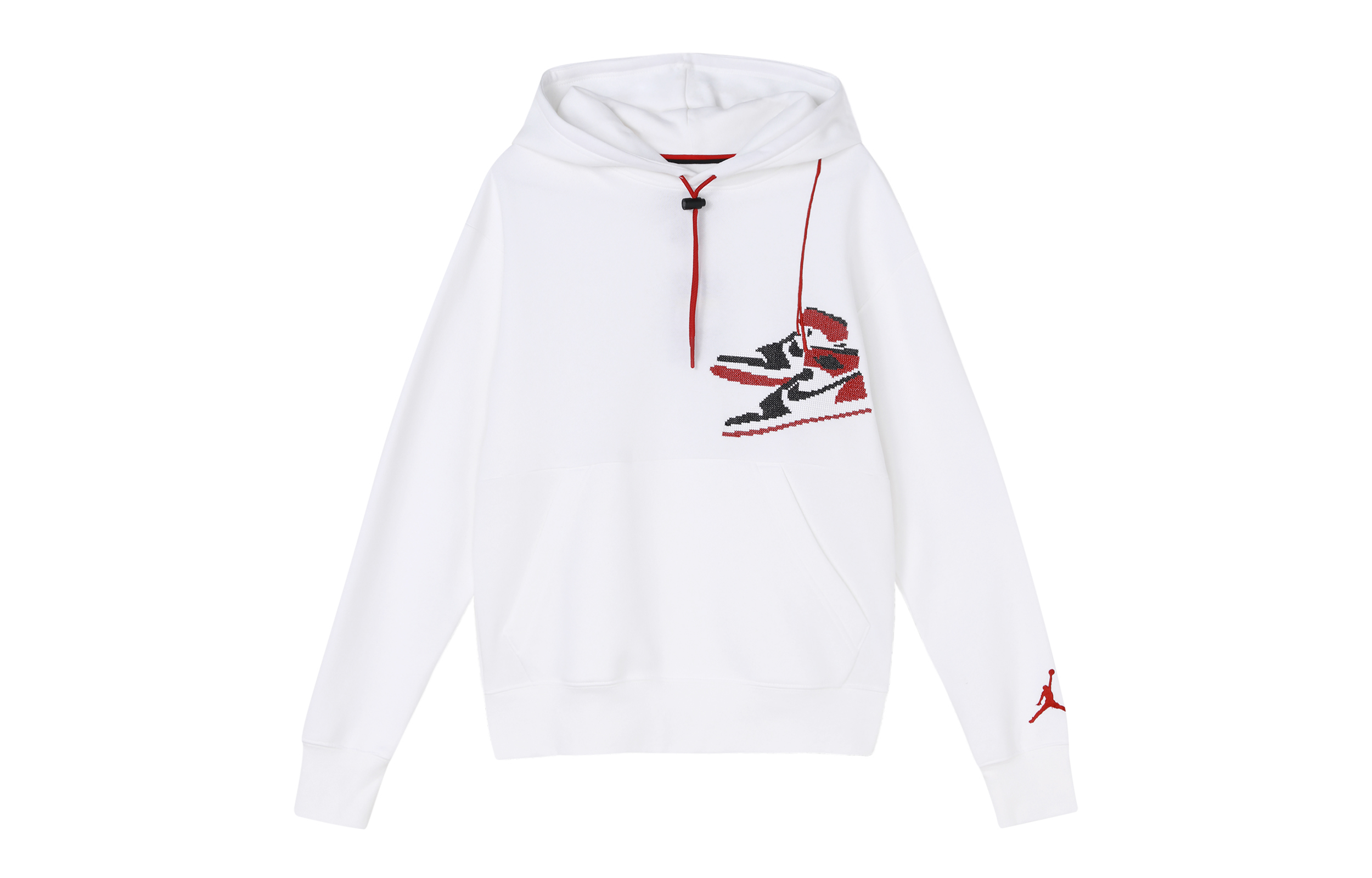Jordan Jumpman Holiday White Pullover Hoodie Casual Sportswear CT3458-100 圖 2
