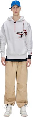 Sudadera con Capucha Blanca Jordan Jumpman Holiday Ropa Deportiva Casual CT3458-100 1