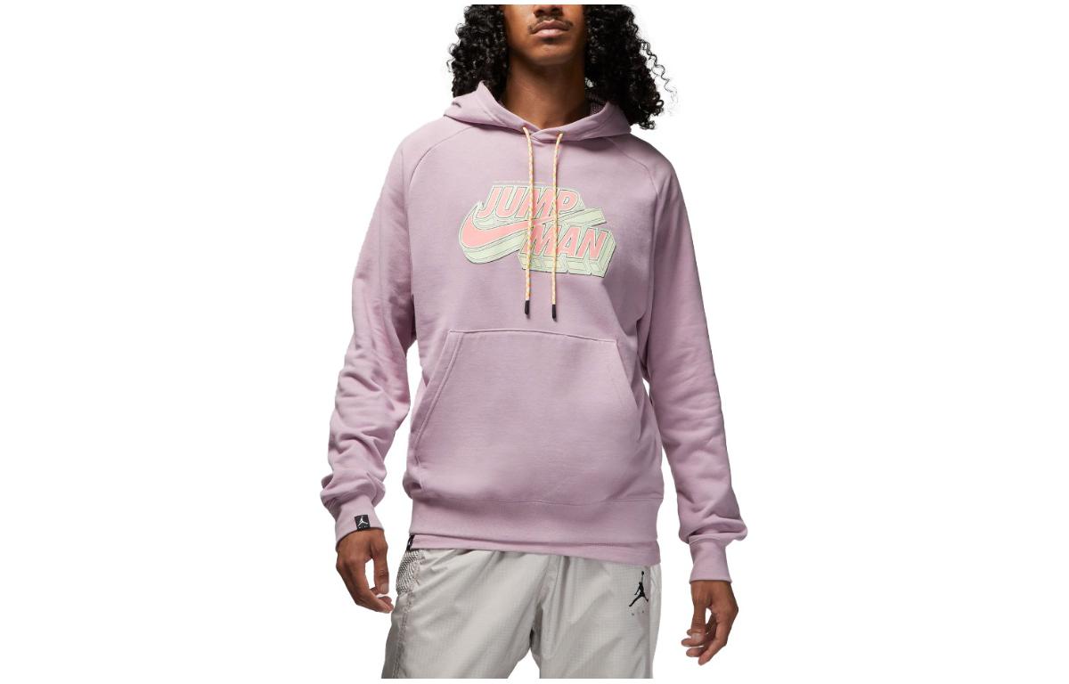 Jordan Jumpman Logo Print Hoodie Light Purple () DM1402-501
