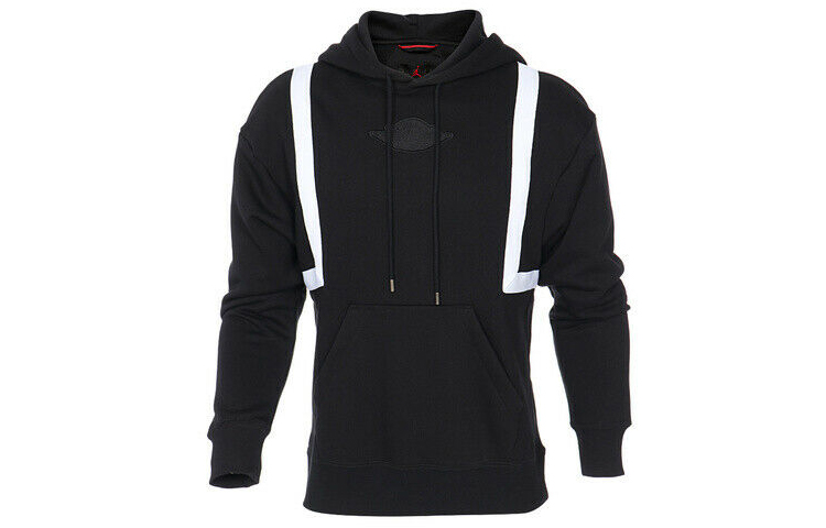Jordan Jumpman Logo Pullover Hoodie Black Casual Wear AT9963-010