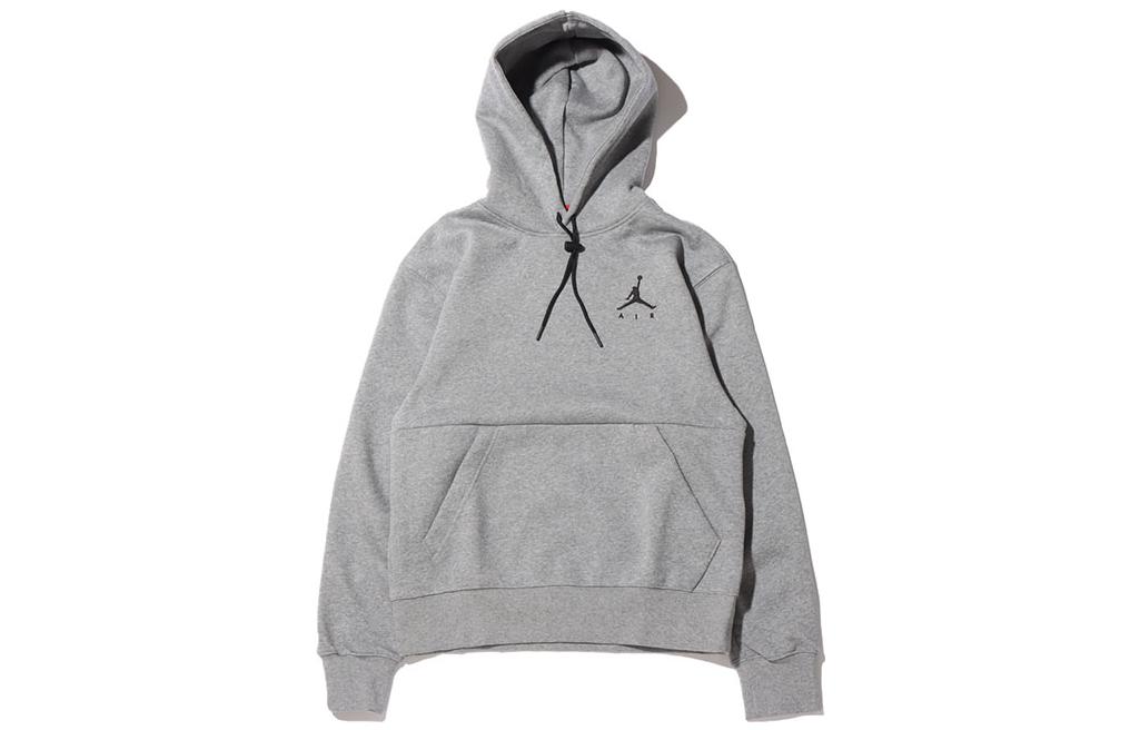 Jordan Jumpman Logo Pullover Hoodie Grey CK6685-091