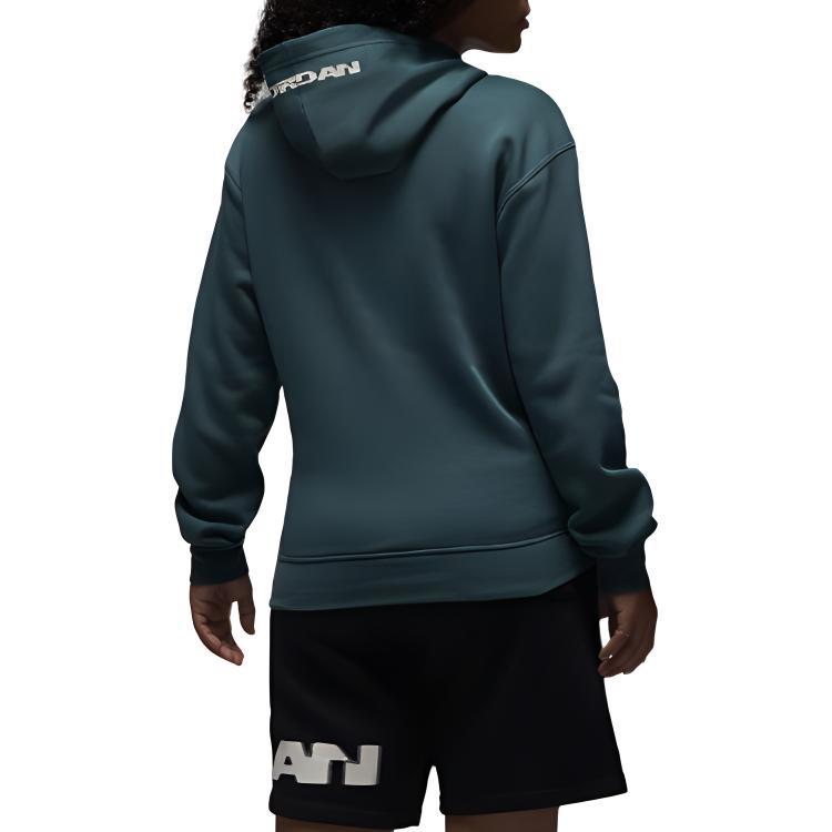 Jordan Jumpman MVP Fleece Pullover Hoodie Oxidized Green Unisex Lightweight FV7227-366 圖 3