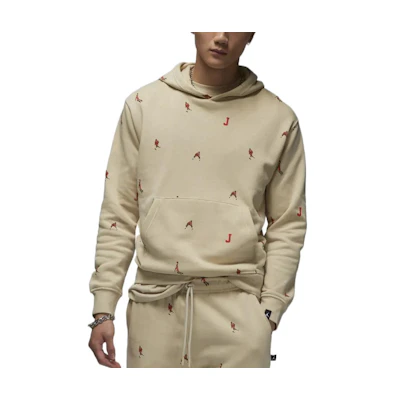 Jordan Jumpman Pullover Hoodie Logo Print Mens Casual Off-White DV9393-206