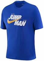 Jordan Jumpman x Nike Logo Graphic Tee Game Royal Retro Style T-Shirt DM3220-480