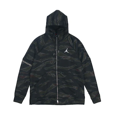 Jordan Knit Thickened Hoodie Jacket Black AH6162-010