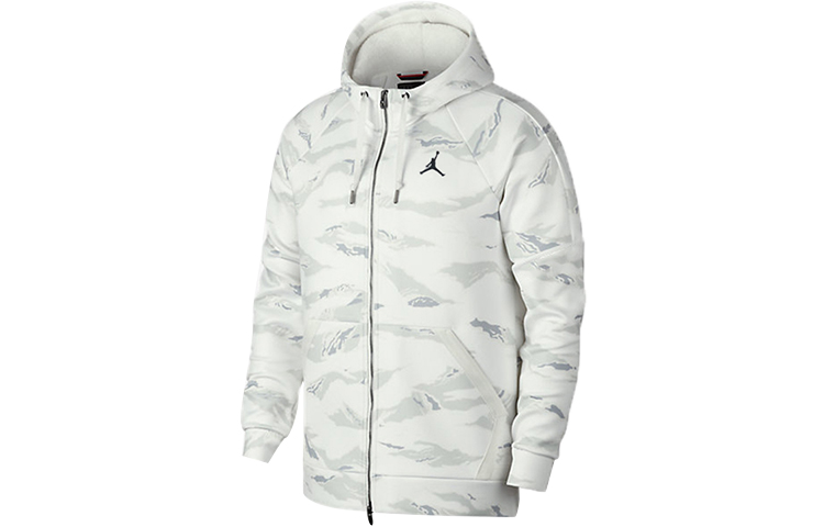 Jordan Knitted Thick Hooded Sports Jacket White () AH6162-121