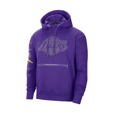 Jordan Lakers Retro Pullover Hoodie Purple - Casual and Comfortable Style DB1527-504