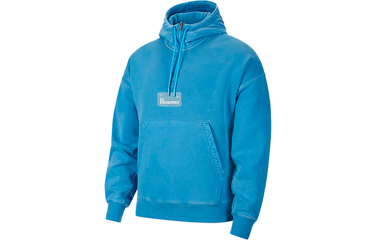 Order Jordan Laser Blue Half-Zip Pullover Hoodie Casual Woven Knit CK9037-446