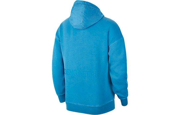 Lookbook Jordan Laser Blue Half-Zip Pullover Hoodie Casual Woven Knit CK9037-446