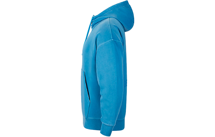 Shop Jordan Laser Blue Half-Zip Pullover Hoodie Casual Woven Knit CK9037-446