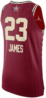 Jordan LeBron James 23 All-Star 2024 Basketball Jersey Deep Red Edition FQ7755-603 Lookbook Jordan LeBron James 23 All-Star 2024 Basketball Jersey Deep Red Edition FQ7755-603