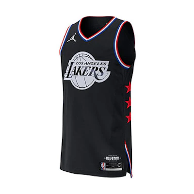 Jordan LeBron James Lakers #23 NBA Jersey Black 2019 All-Star Edition AQ7288-017