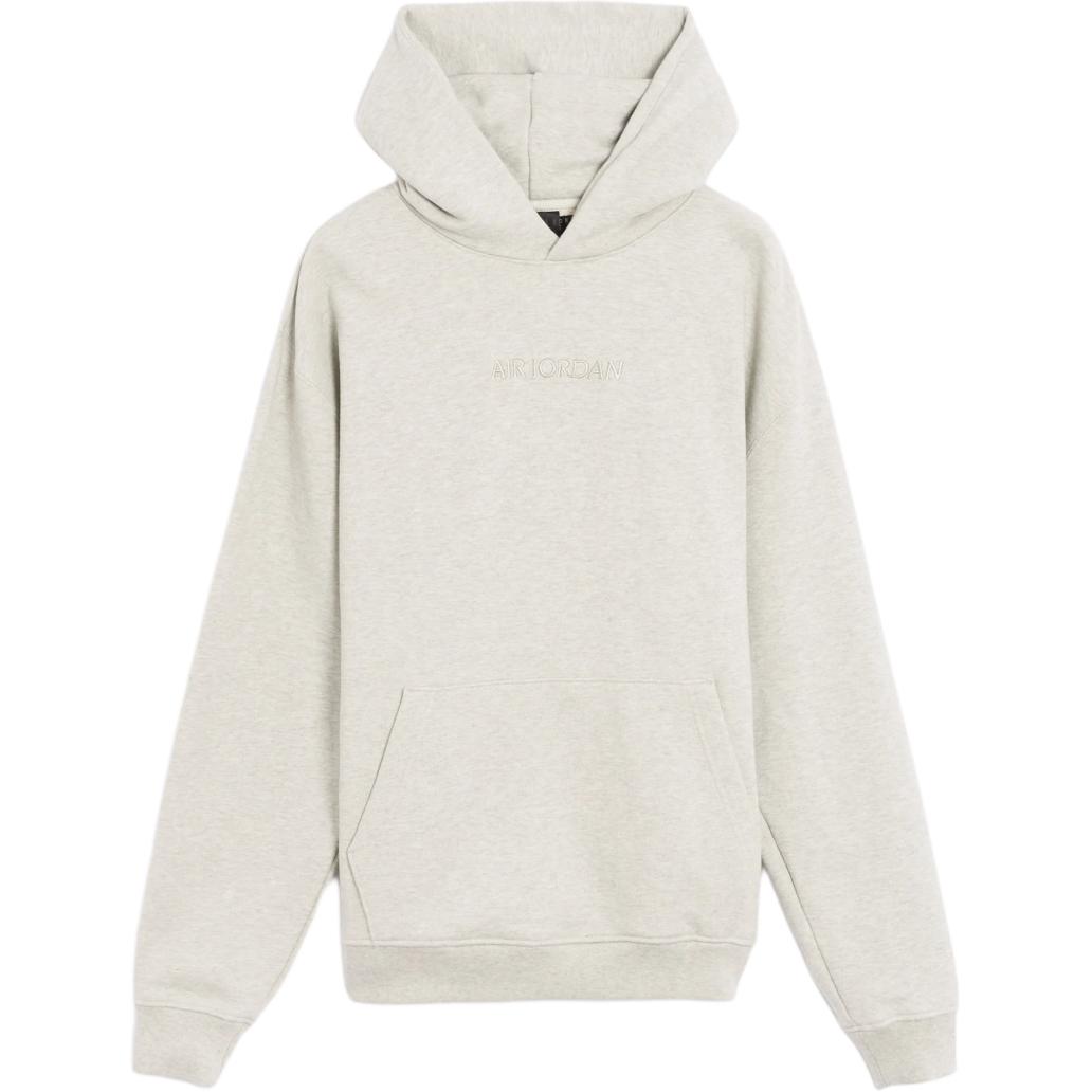 Jordan Letter Logo Pullover Hoodie Grey FJ1966-050