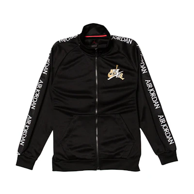 Jordan Letter Logo Stand-Up Collar Jacket Black CT9414-011