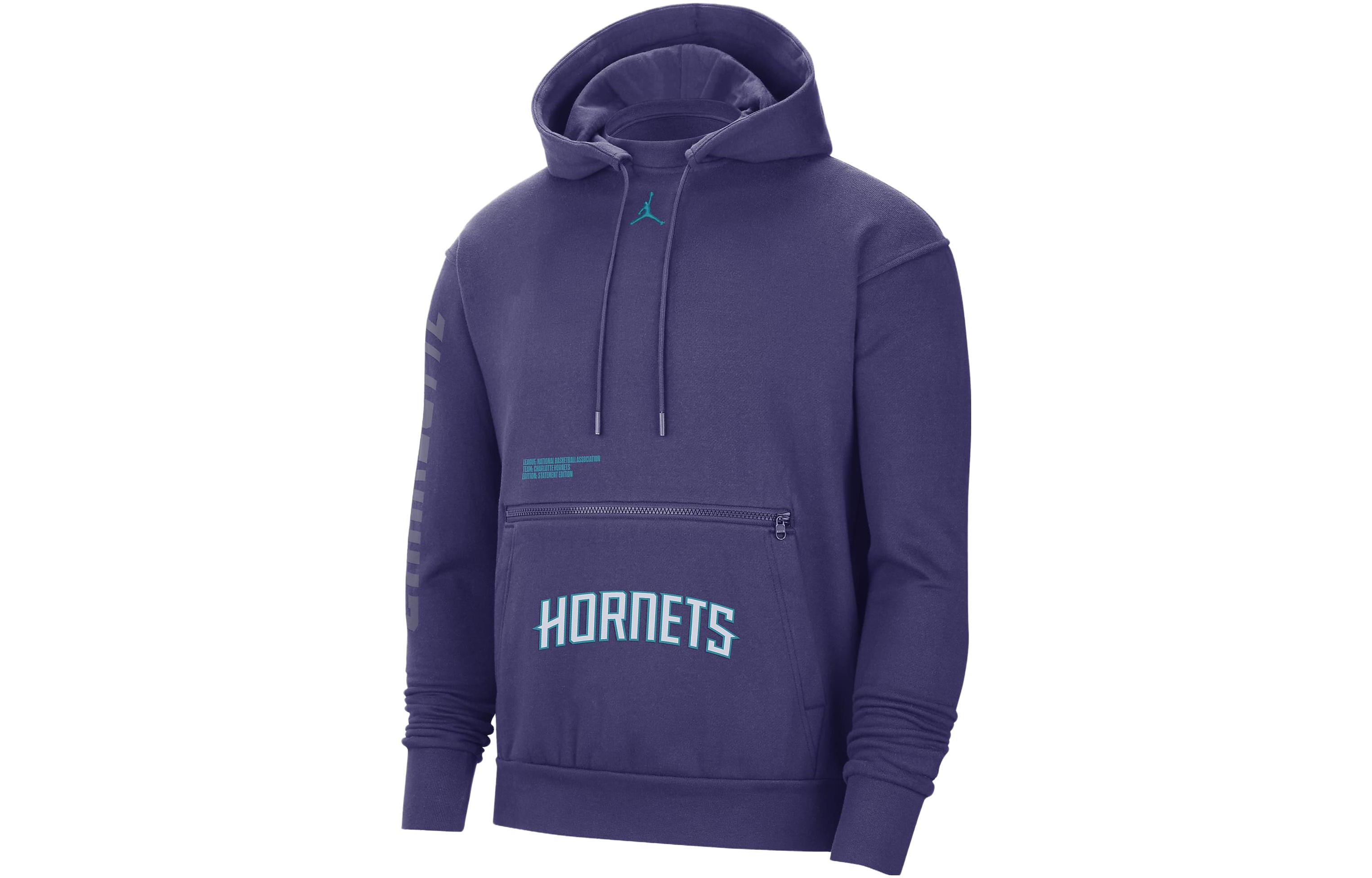 Jordan Letter Print Purple Hoodie Long Sleeve DR9521-566