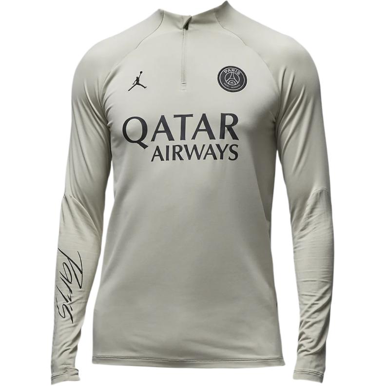 Jordan Letter Print Raglan Slim Long-Sleeve Football Shirt Men’s Off-White. DZ0844-231
