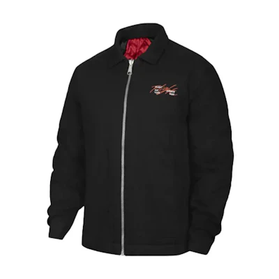 Jordan Letter Print Zip-Up Jacket Black DJ0239-010