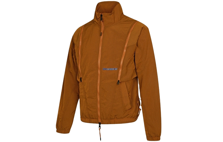 Jordan Lifestyle Detachable Sleeve Logo Track Jacket Orange DH3289-220