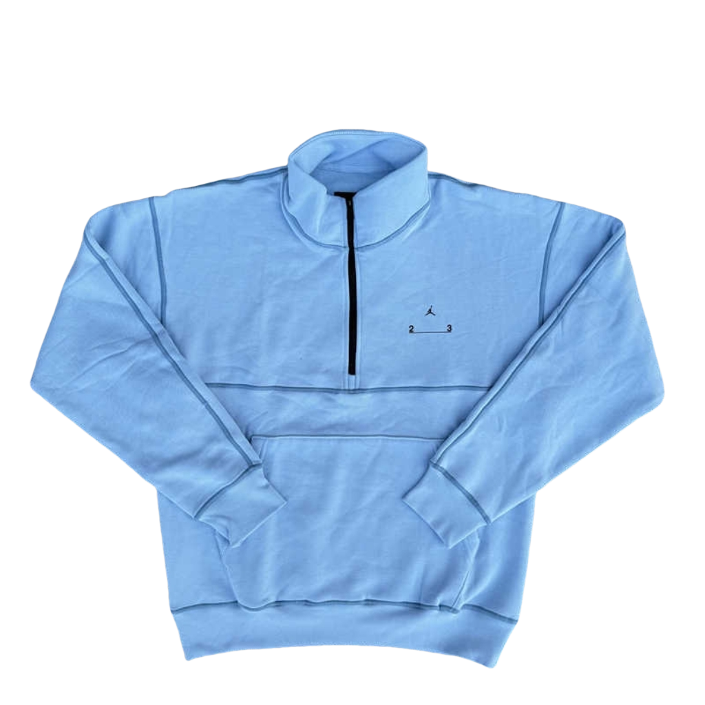 Jordan Lifestyle Fleece Mock Neck Sweatshirt Blue Mens DV7680-411