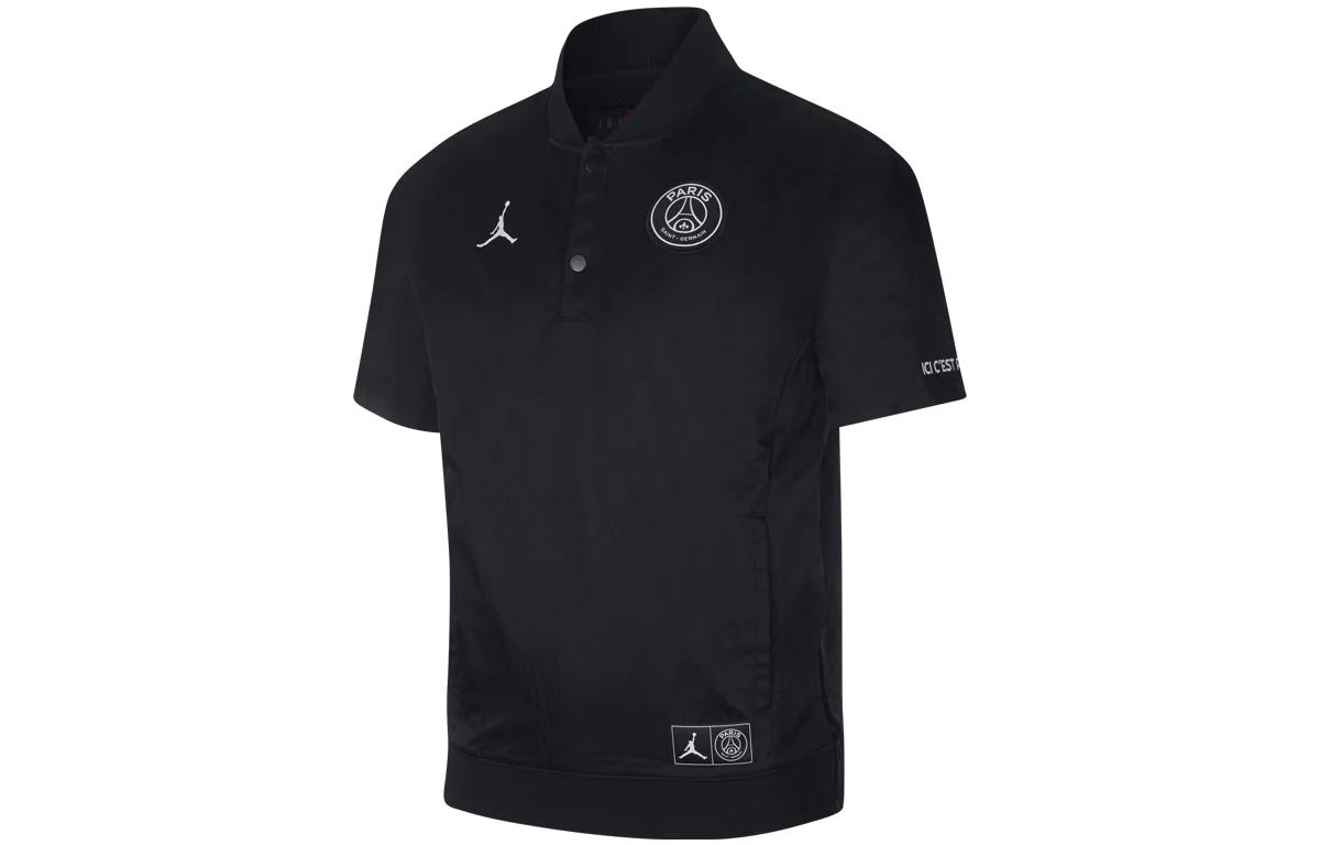 Jordan Logo Breathable Short-Sleeve Jacket Black BQ8355-010