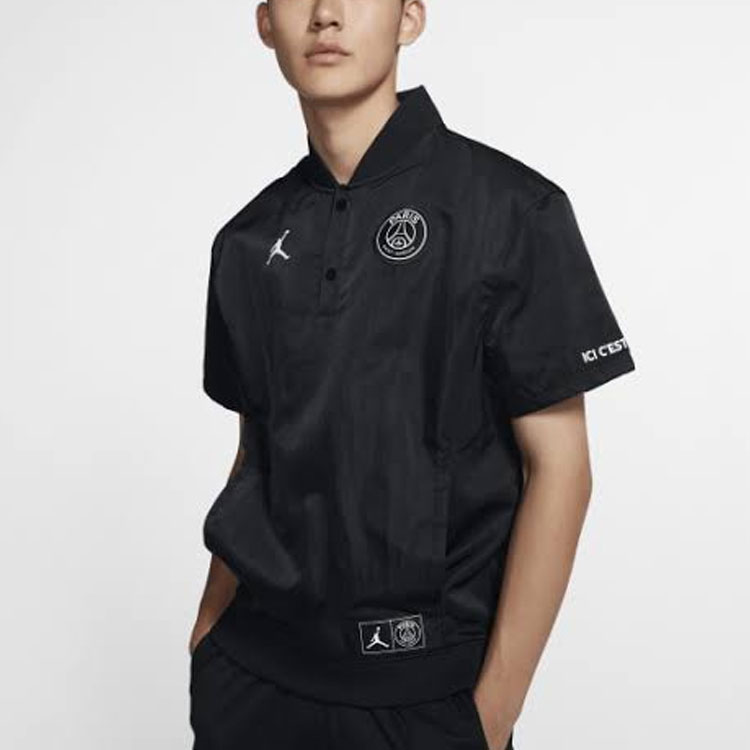 Jordan Logo Breathable Short-Sleeve Jacket Black BQ8355-010 圖 4
