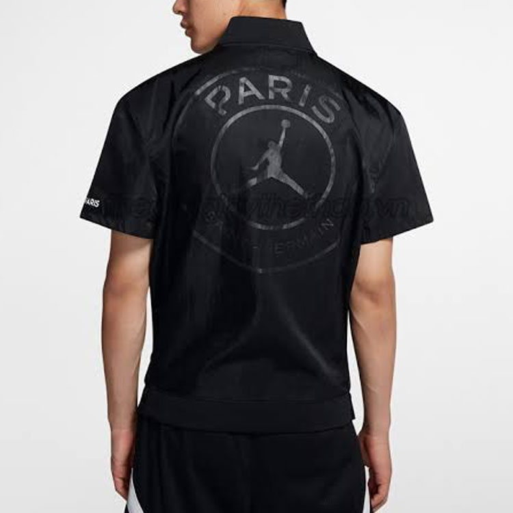 Jordan Logo Breathable Short-Sleeve Jacket Black BQ8355-010 圖 5