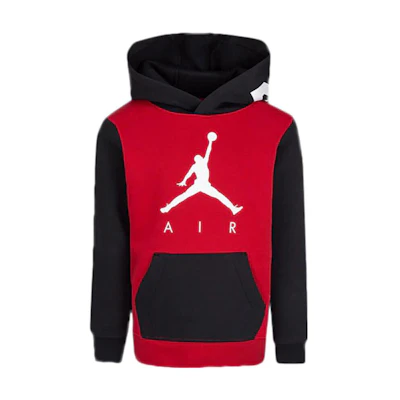 Jordan Logo Colorblock Hoodie Red AV2321-687