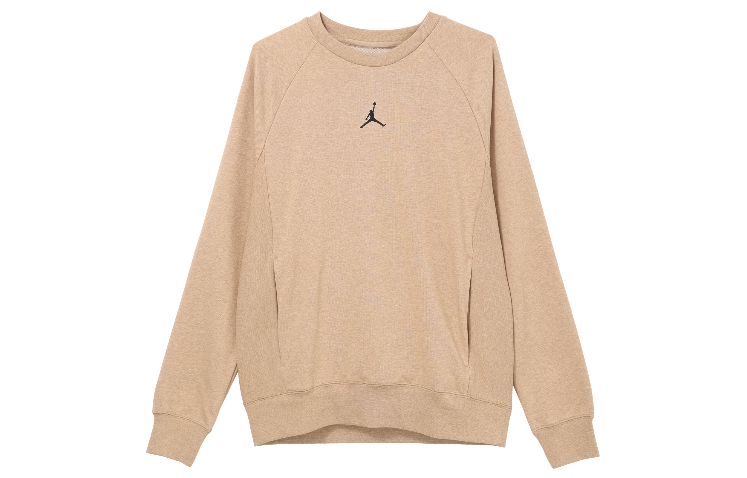 Jordan Logo Crewneck Pullover Casual Sweatshirt Khaki DV1287-201