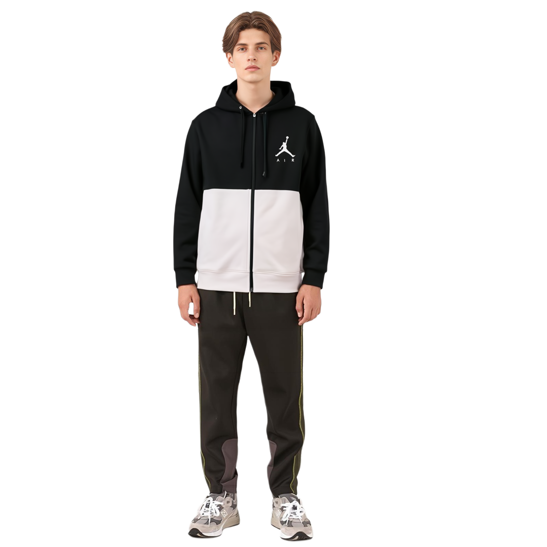 Jordan Logo Fleece Hoodie Jacket Men’s Black CK1353-011 圖 4