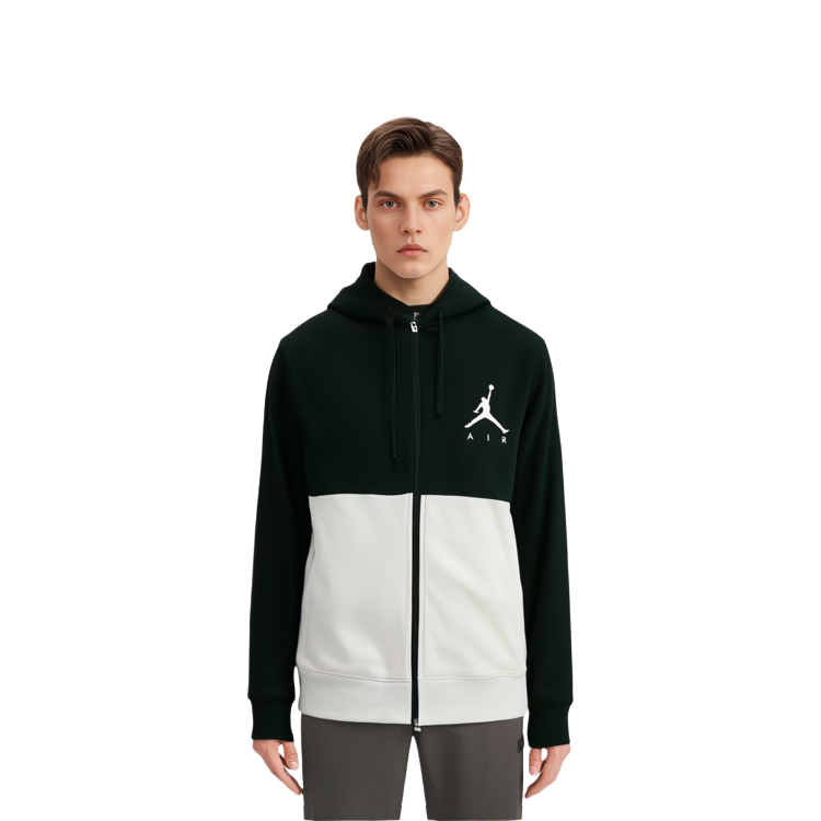 Jordan Logo Fleece Hoodie Jacket Men’s Black CK1353-011 圖 5