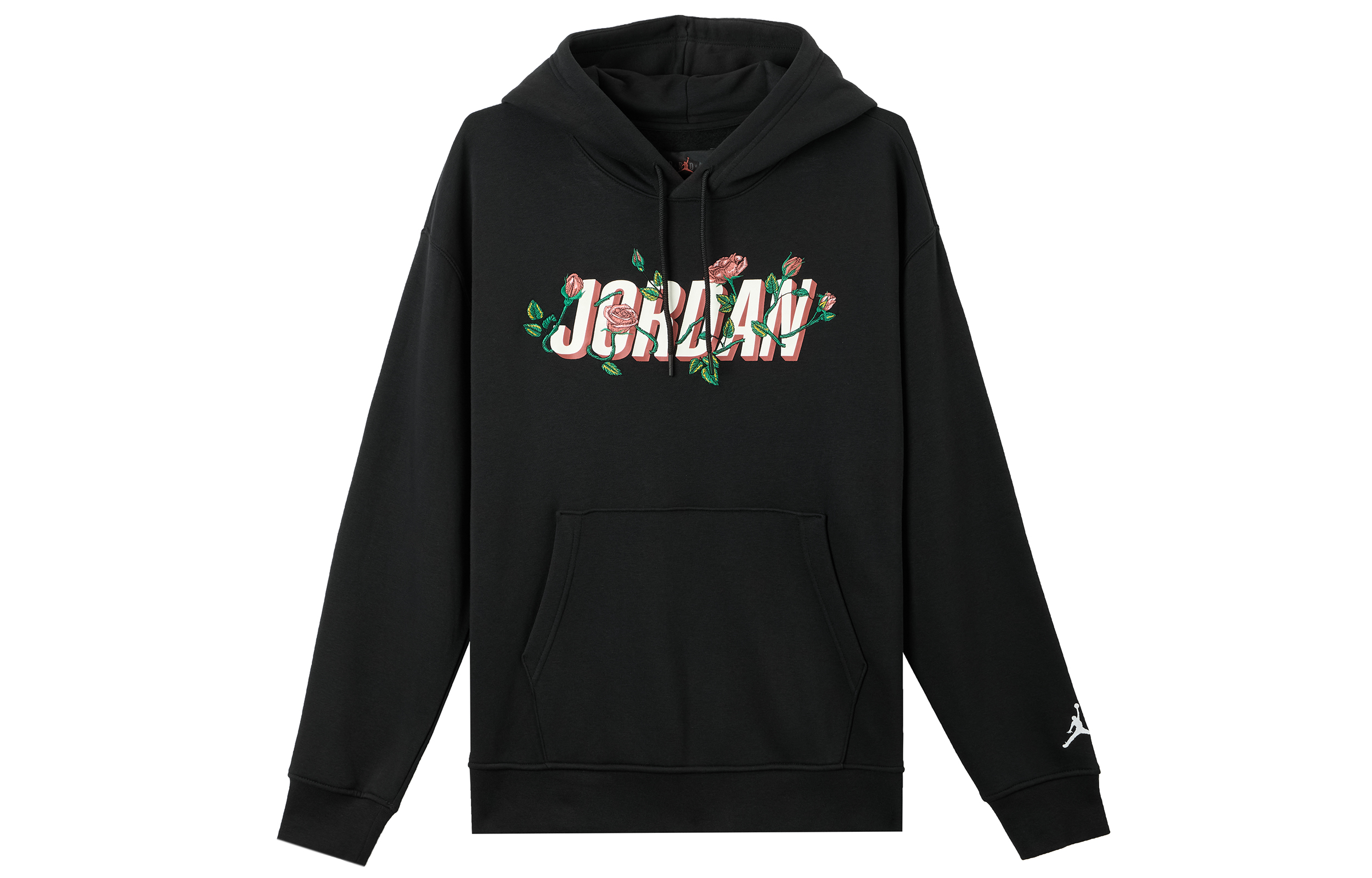 Jordan Logo Floral Print Sweatshirt Black FD0597-010