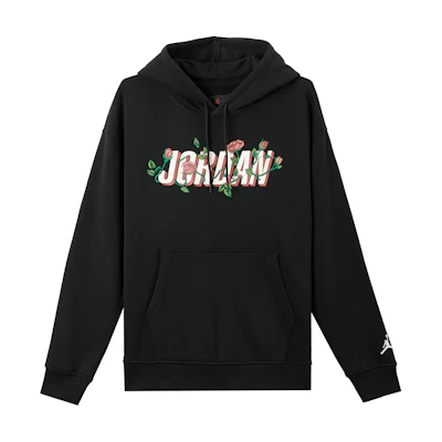 Jordan Logo Floral Print Sweatshirt Black FD0597-010