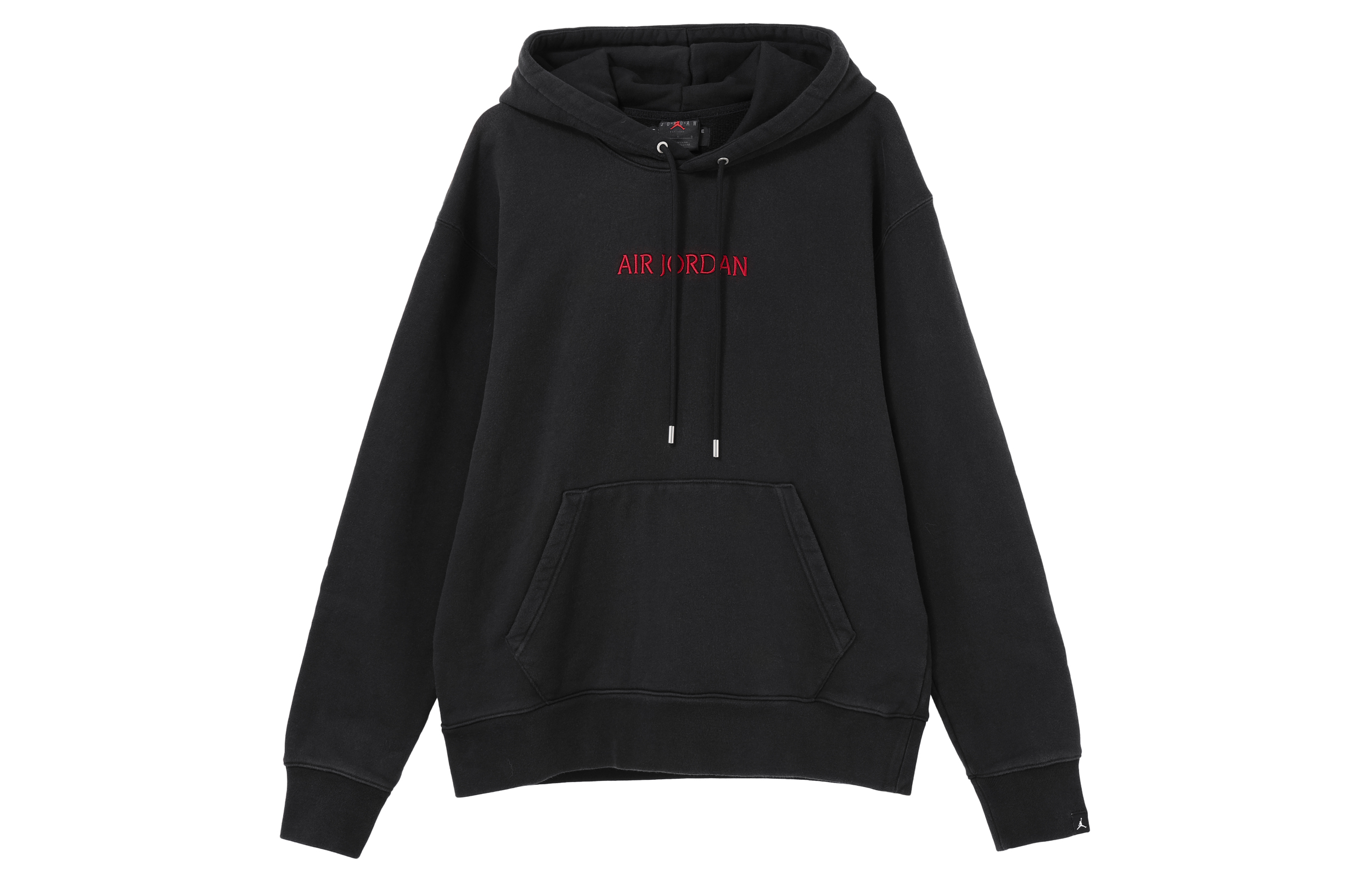 Jordan Logo Graphic Drawstring Hoodie Black () DV6464-010