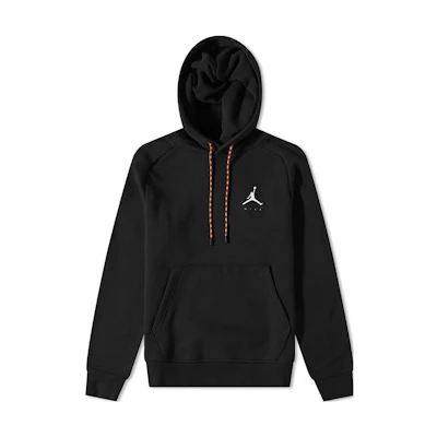 Jordan Logo Graphic Hoodie Black Pullover Long Sleeve DJ0210-010