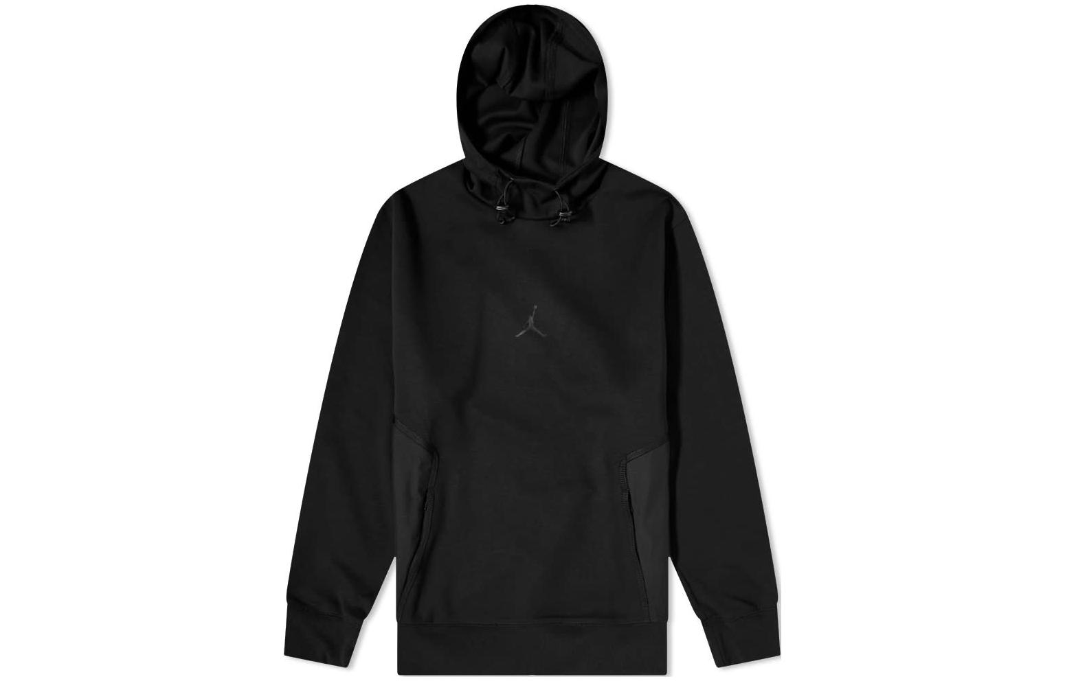 Jordan Logo Graphic Pullover Hoodie Black Men’s Long Sleeve DA9849-010