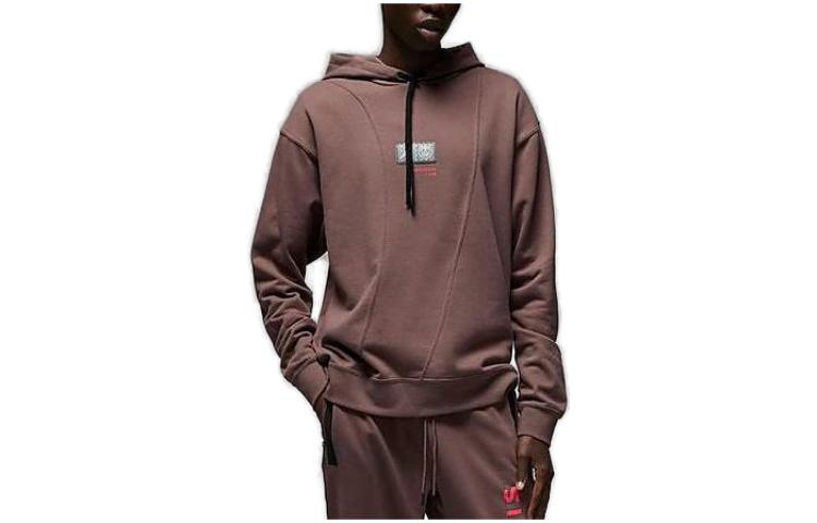 Jordan Logo Graphic Red Pullover Hoodie for Men DM3096-291
