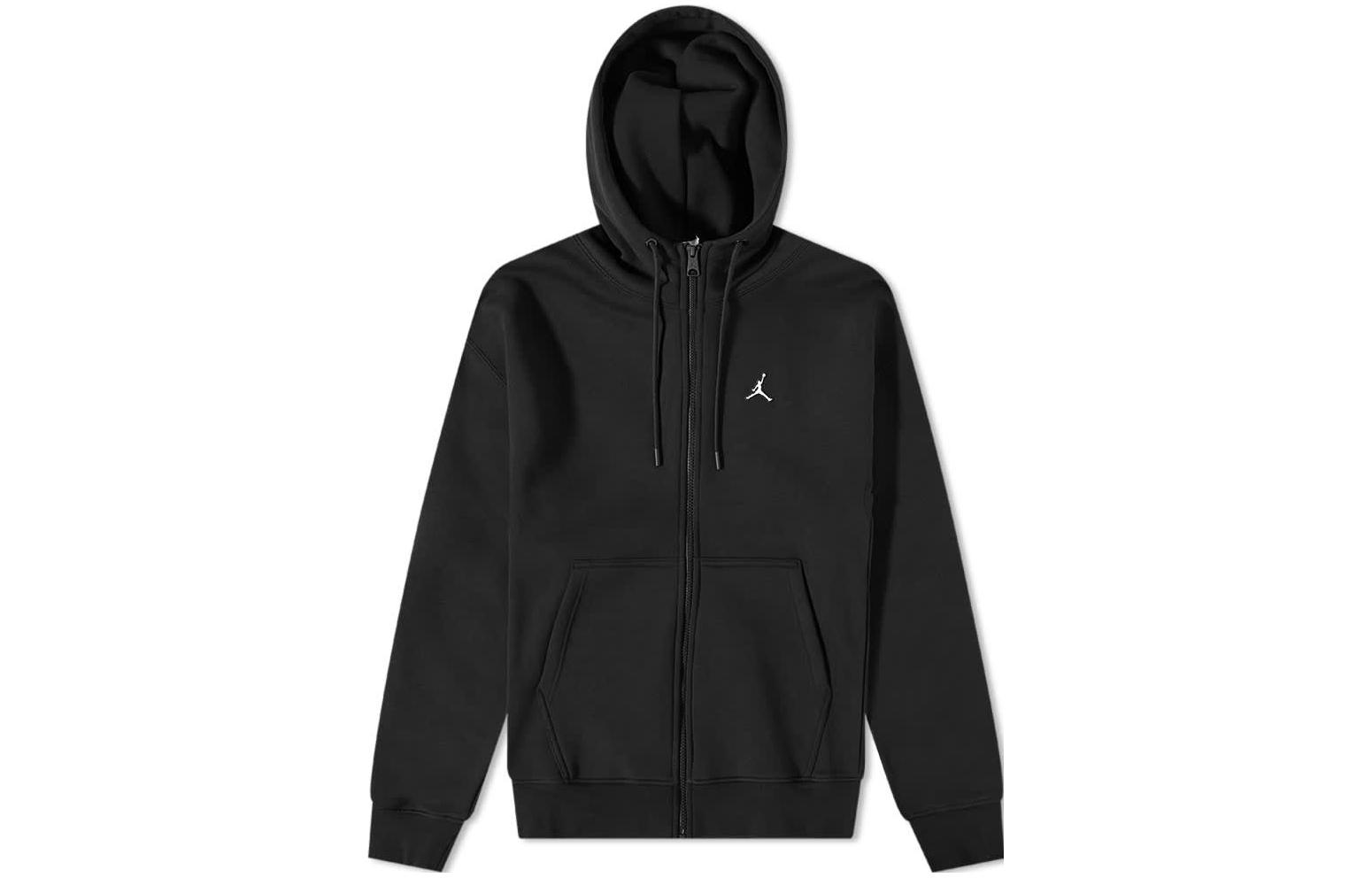 Jordan Logo Graphic Zip Long-Sleeve Sweatshirt Black DA9810-010