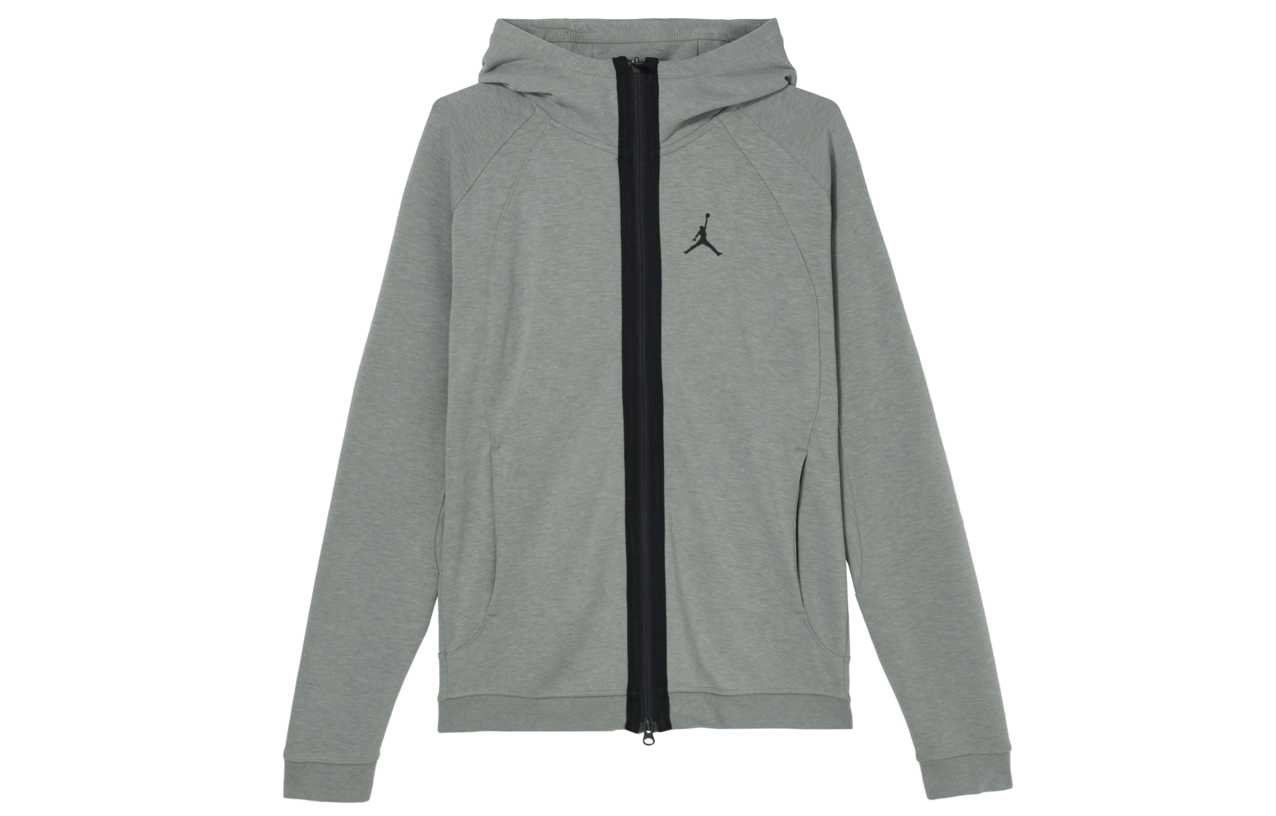 Jordan Logo Graphic Zipper Hoodie Jacket - Dark Gray DV9784-063