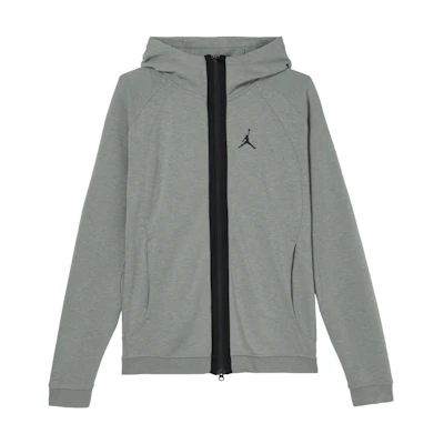 Jordan Logo Graphic Zipper Hoodie Jacket - Dark Gray DV9784-063