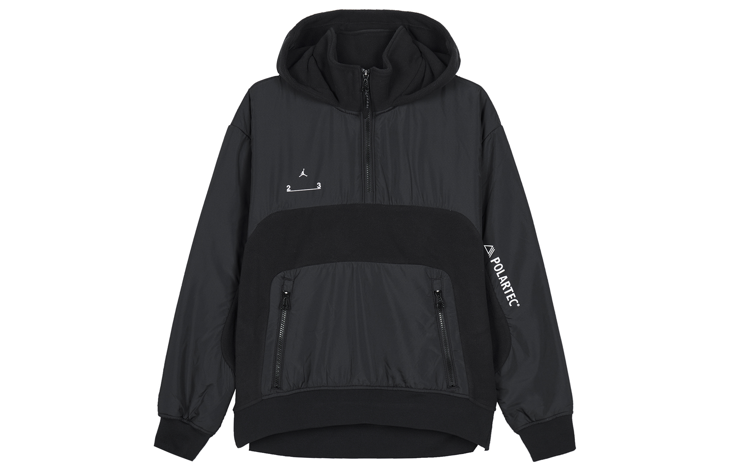 Jordan Logo Half-Zip Hoodie Black DV1592-010