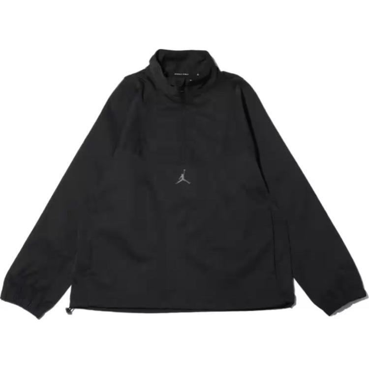 Jordan Logo Half-Zip Woven Jacket Black DZ0556-010