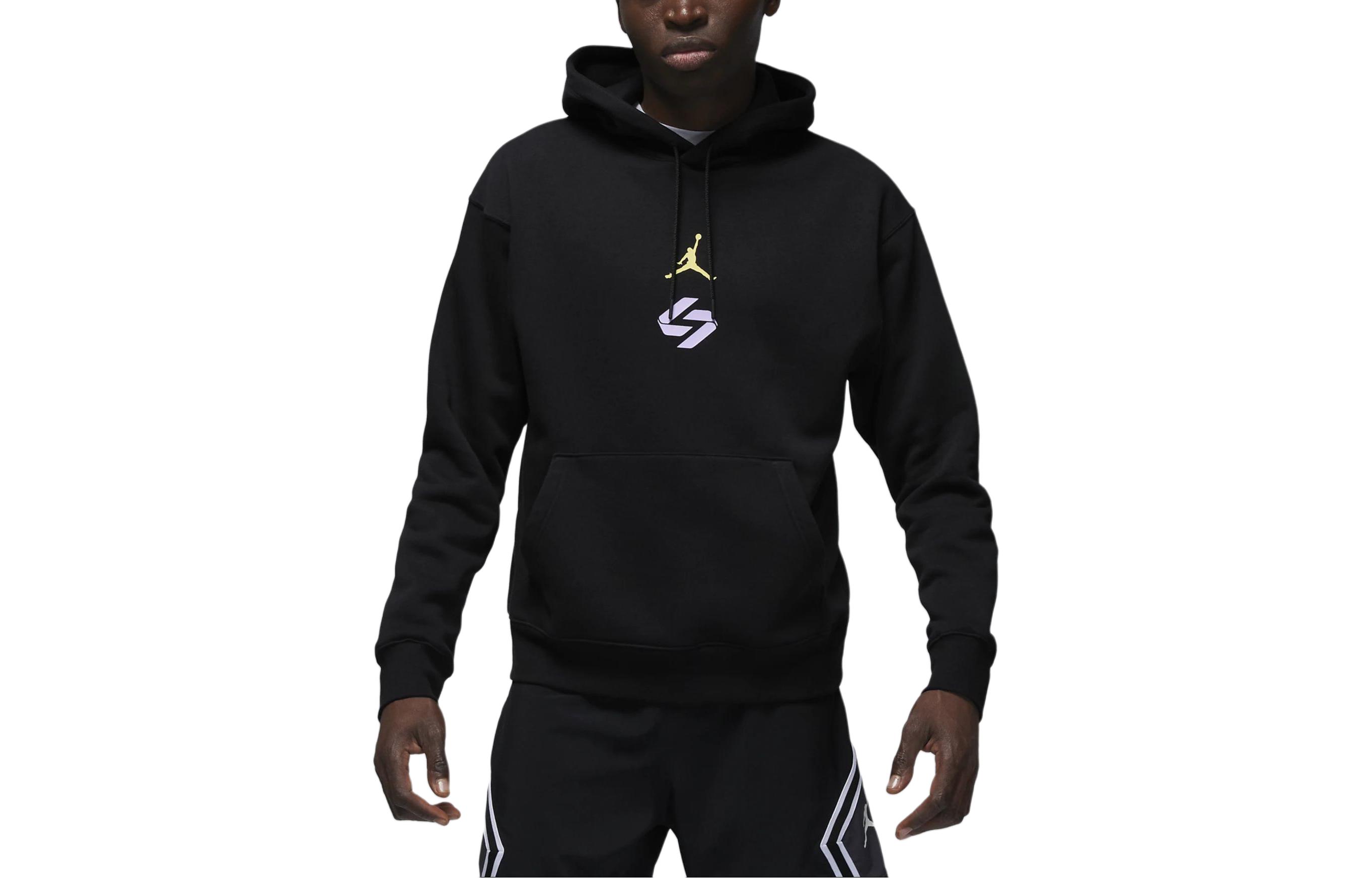 Jordan Logo Hoodie Black Casual Wear FV3528-010