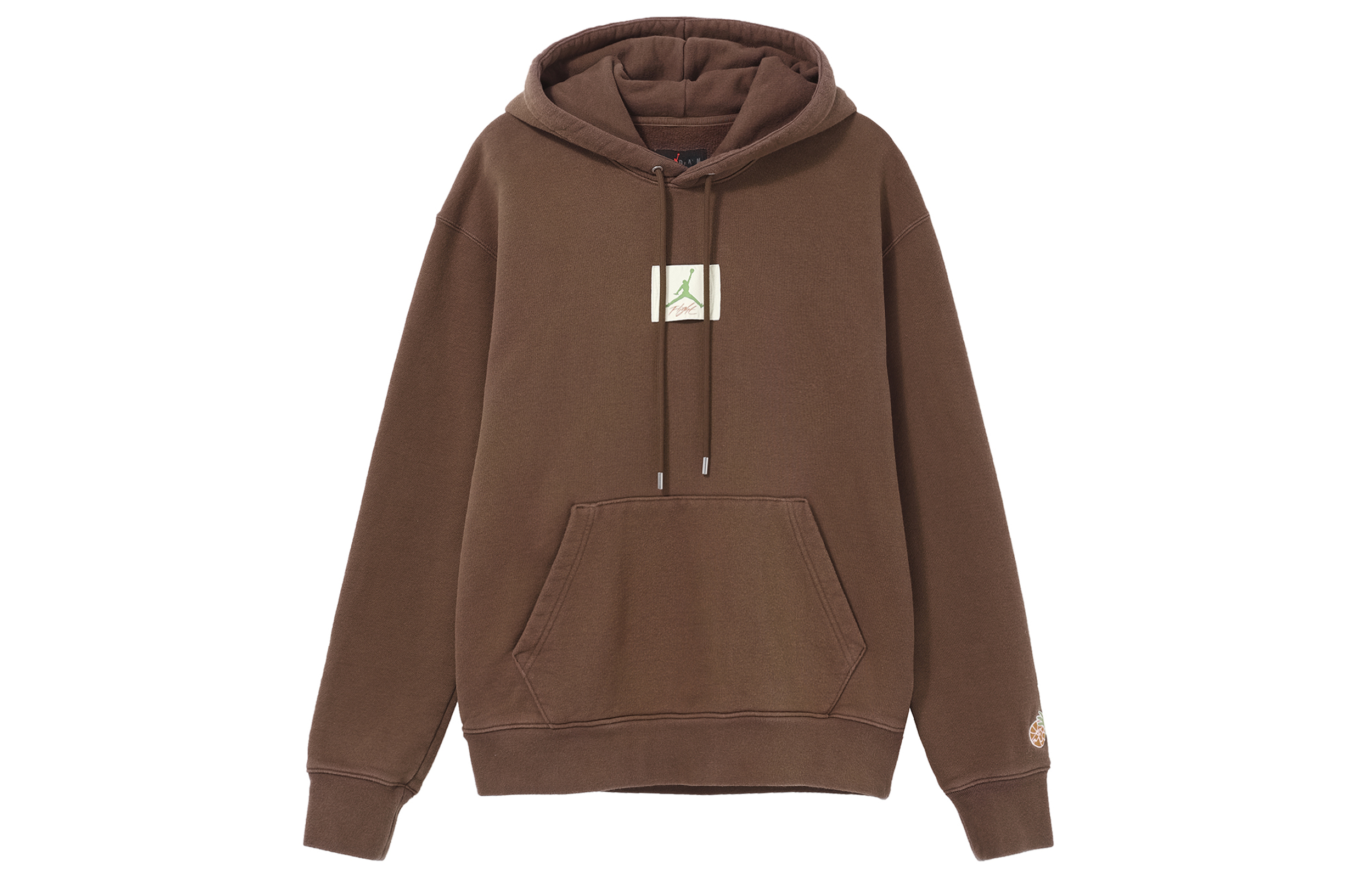 Jordan Logo Hoodie Pullover Long-Sleeve Sweatshirt Brown DV7024-262