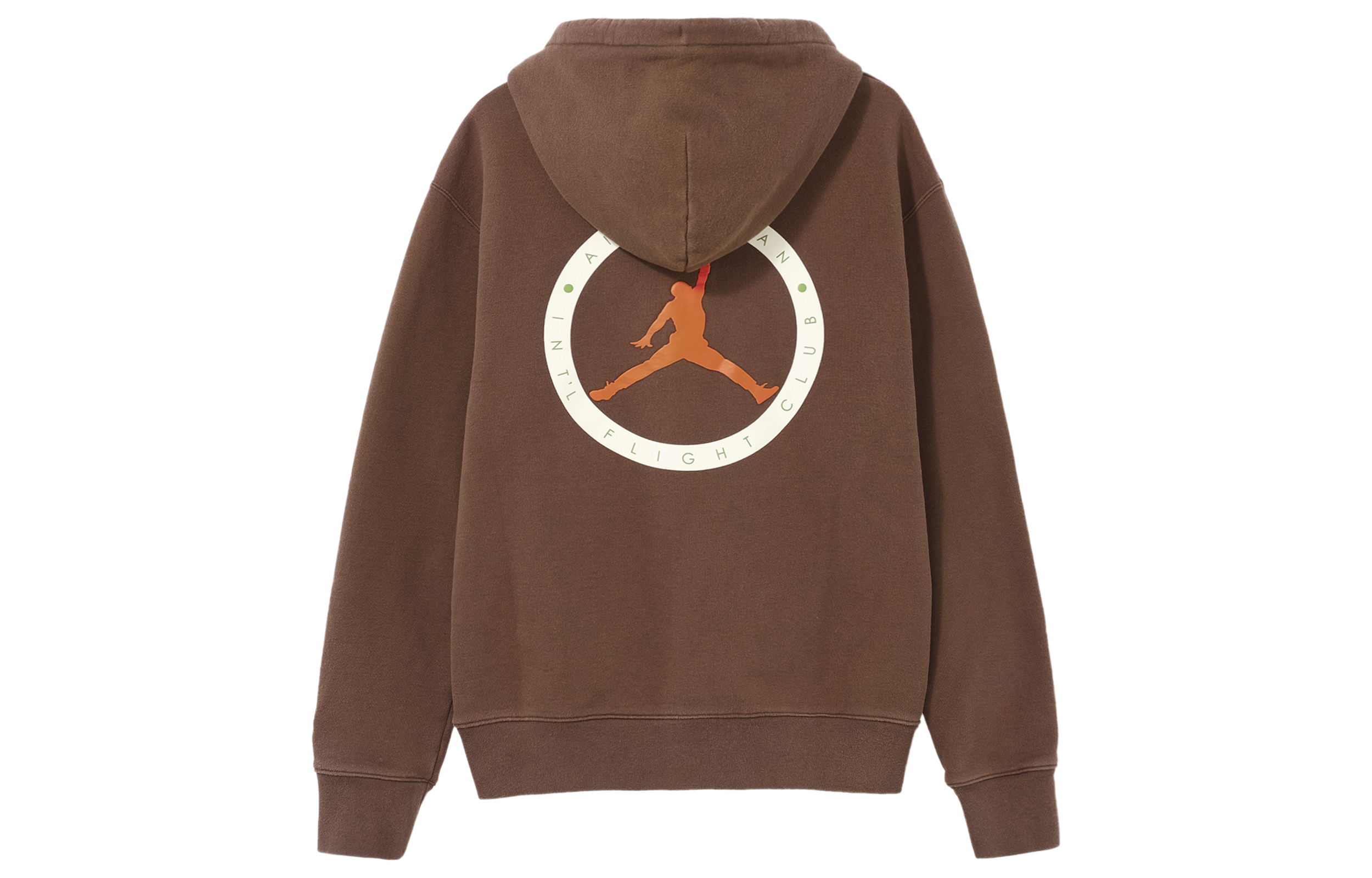 Jordan Logo Hoodie Pullover Long-Sleeve Sweatshirt Brown DV7024-262 圖 3